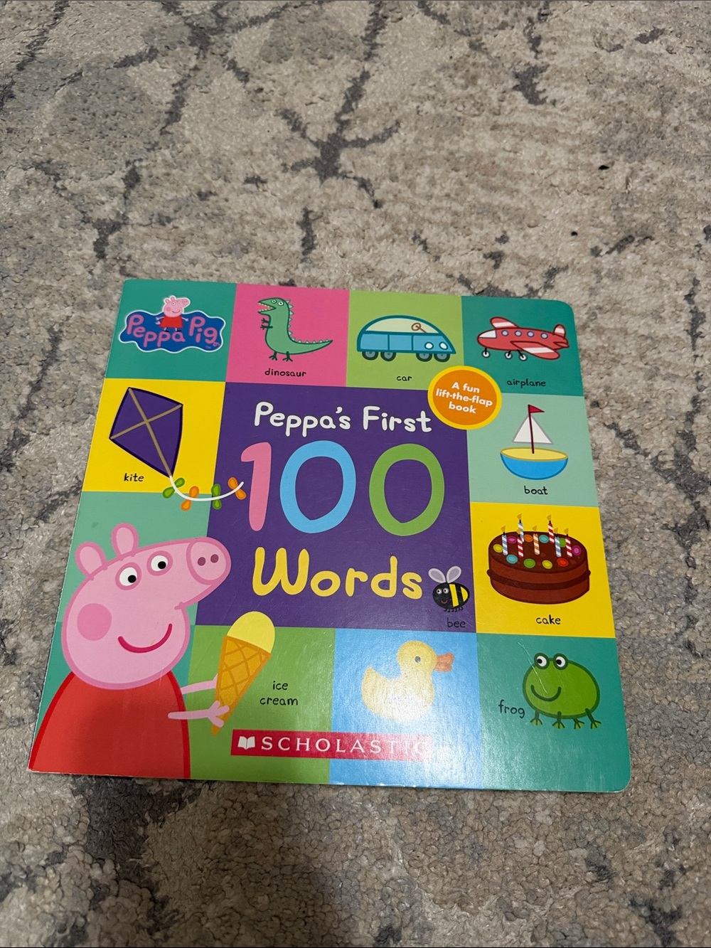 Scholastic Peppa Pig First 100 Words - Multicolor Board Book